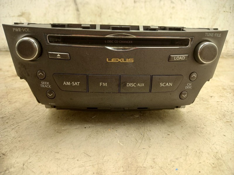 09 LEXUS IS250 RADIO AUDIO RECEIVER P1821 86120-53690