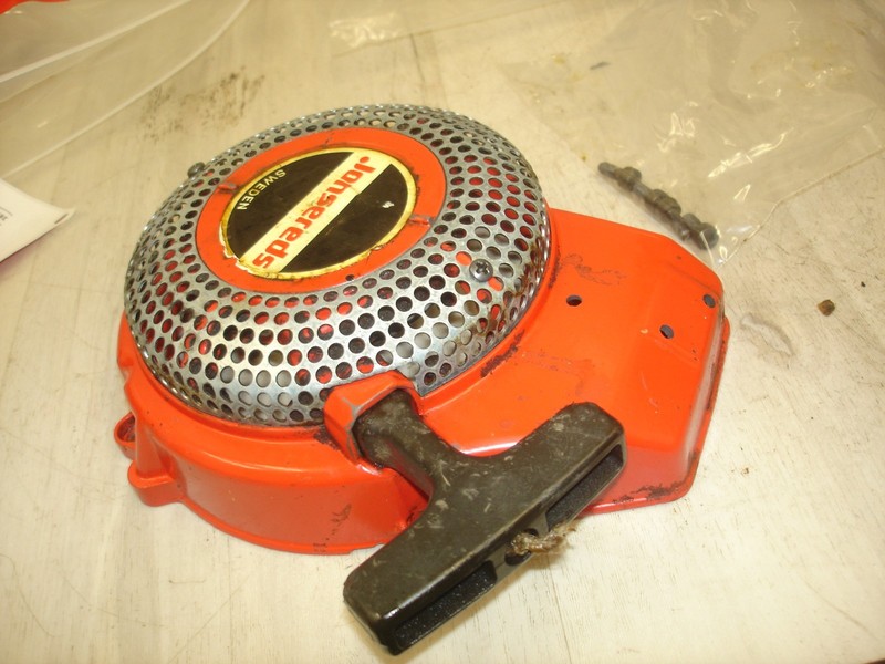 Jonsered 70e recoil with bolts chainsaw part only #1