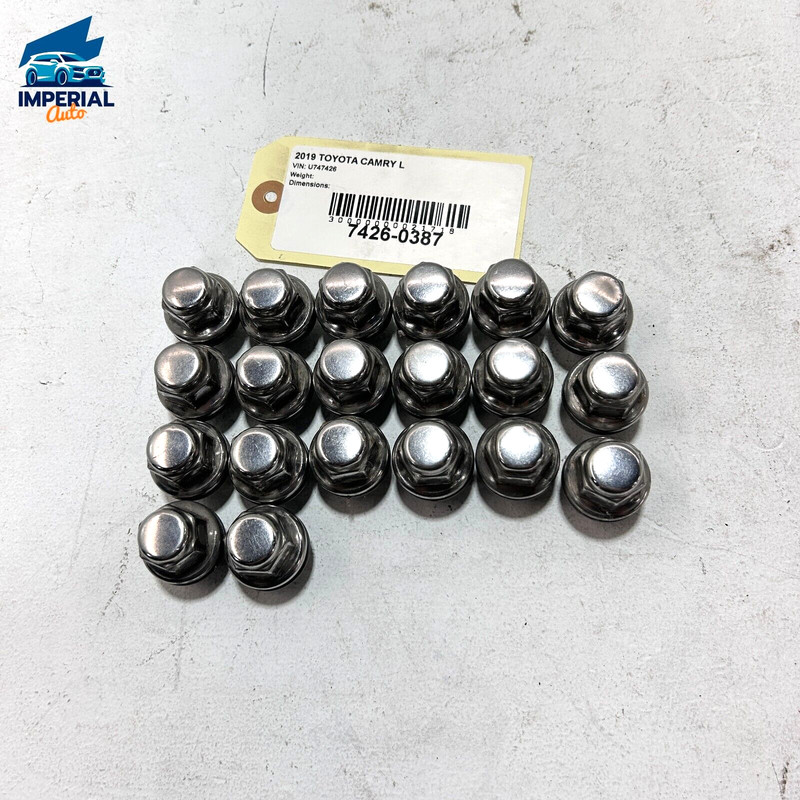 2018-2023 TOYOTA CAMRY WHEEL RIM LUG NUT BOLT BOLTS NUTS OEM SET OF 20 PCS