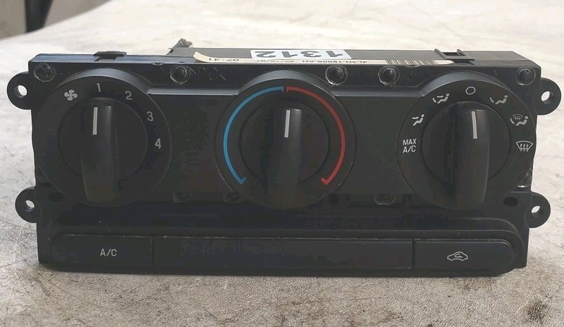 2005-2008 Ford F-150 Climate Control Heater Switch Panel 7L34-19980-AA Black OEM