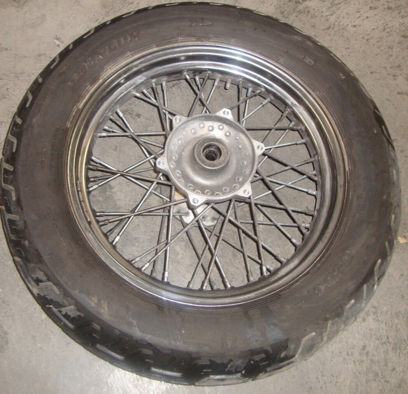 2000 Yamaha XVS650 XVS 650 A V Star Front Rim Tire Wheel 130/90-16 16" 00 #33