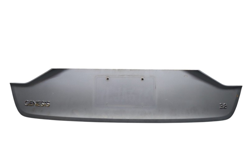 15-19 Hyundai Genesis G80 Rear Trunk Deck Lid Panel License Molding Trim Oem