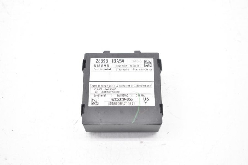 2014-2017 INFINITI QX50 VQ37VHR RWD THEFT AND LOCKING MODULE 28595 1BA5A