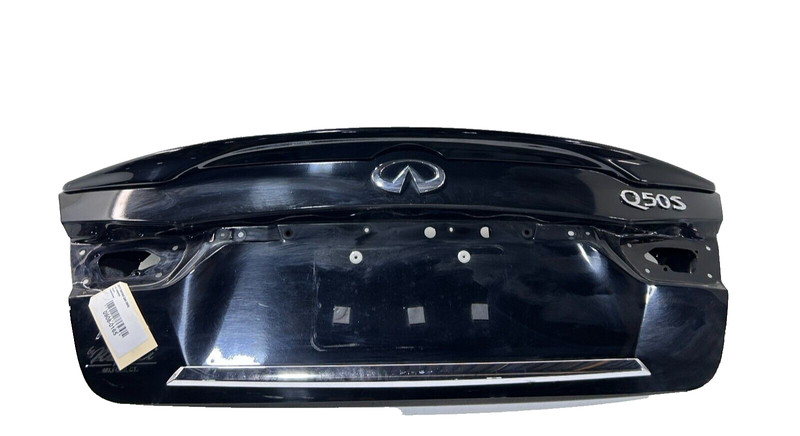 INFINITI Q50 2014-2017 TRUNK DECK LID SHELL COVER PANEL SUPER BLACK OEM = KH3 =