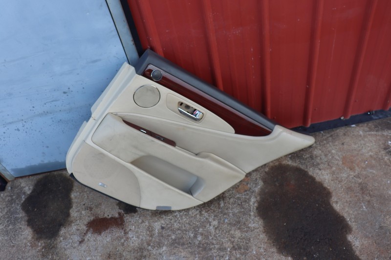 2007-2008 LEXUS LS460 REAR RIGHT PASSENGER SIDE INTERIOR DOOR PANEL COVER OEM