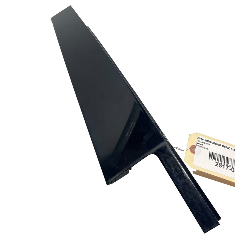 2014-2017 MERCEDES S550 W222 REAR DRIVER SIDE DOOR B PILLAR WINDOW MOLDING OEM