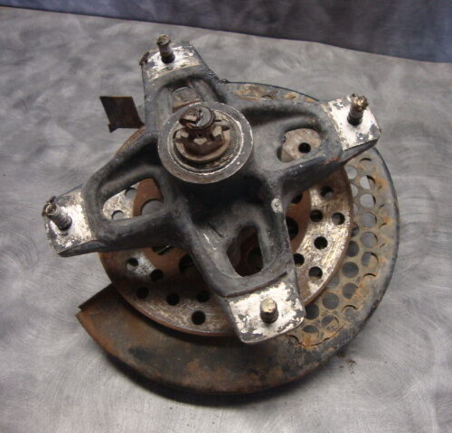 1985 Suzuki ATV Quad Sport LT230 LT 230 Left Knuckle Disk Brake Rotor Spindle H1