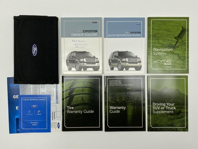 Owners Manual 2011 Ford Expedition 82021