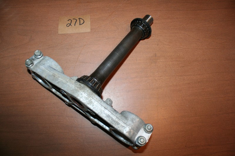 1986 Kawasaki KDX 200 Triple Tree Steering Stem Lower Clamp OEM 86 A