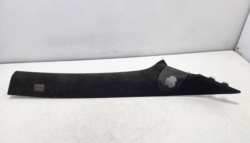 ✅ 12-21 OEM Tesla Model S Front Right Passenger A Pillar Trim Black Alcantara
