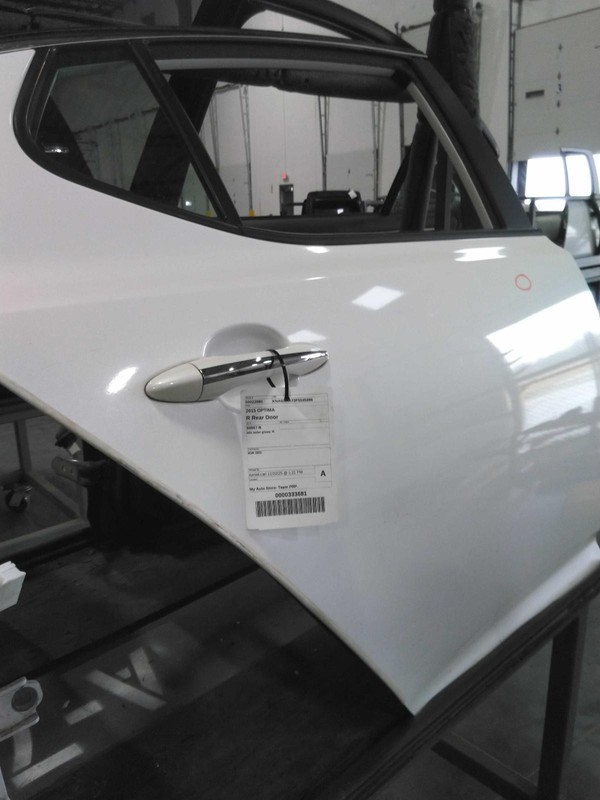 2015 KIA OPTIMA Rear Right Door White 358653 Used 1 Ding 100k Miles