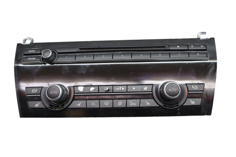 09-12 BMW F01 F02 750Li 740i Radio Audio Climate Control CD Receiver Panel Oem