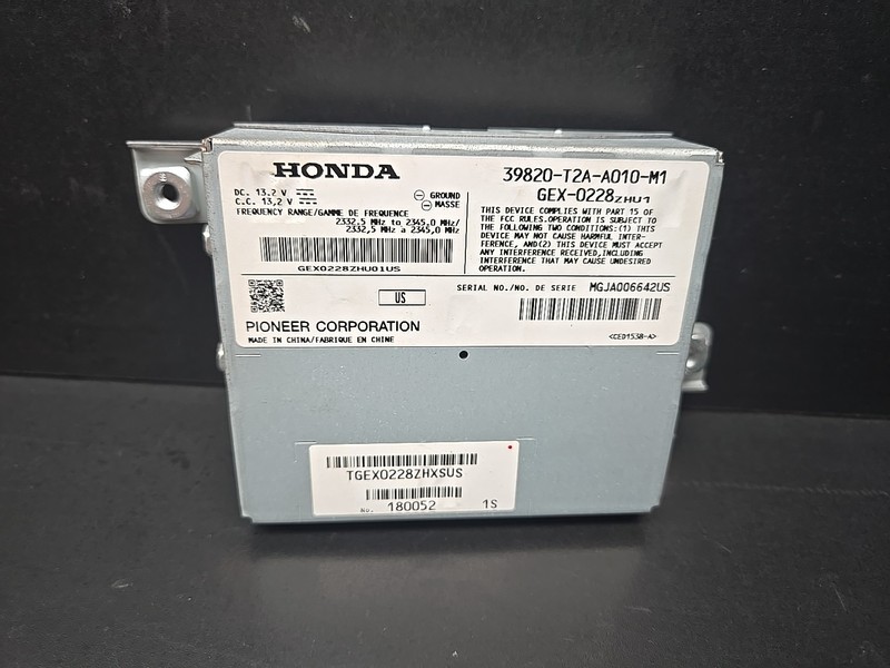 2014 Acura RLX Satellite Radio Control Module 39820-T2A-A010-M1 OEM