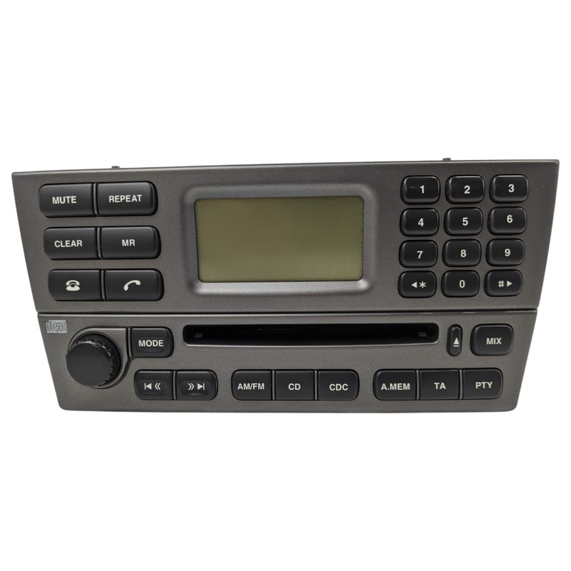 2004-2008 Jaguar X-Type Radio CD Player AC Climate Control 4X43-18B876-AB OEM