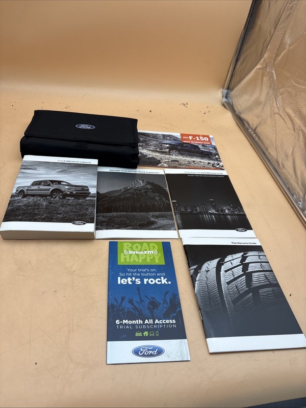 2018 FORD F150 OWNERS MANUALSupplement Warranty With Case Included