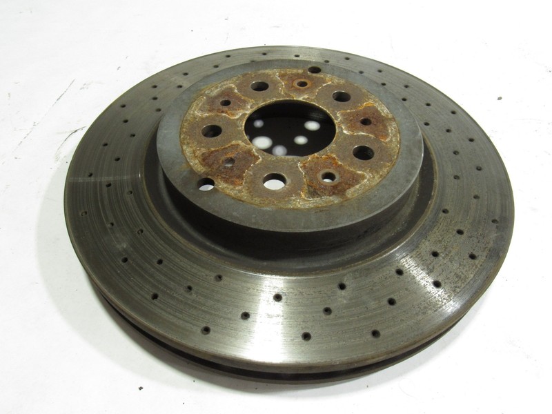08-12 Maserati Granturismo S 2010 Rear Left Driver Brake Disc Rotor ^:O