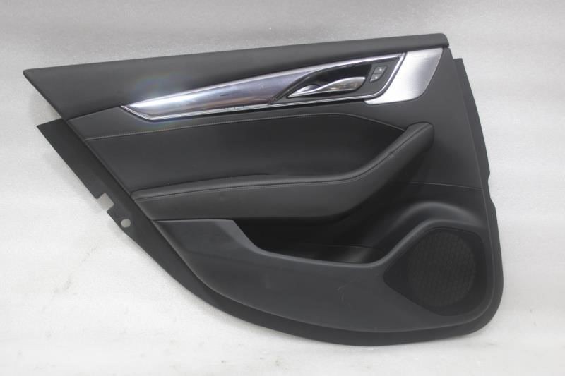 2020 2021 CADILLAC CT5 LEFT DRIVER SIDE REAR DOOR TRIM PANEL BLACK RAVEN H2G