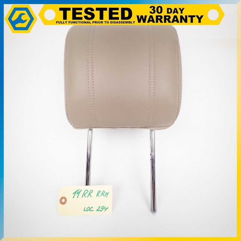 13-17 RANGE ROVER L405 REAR LEFT OR RIGHT SEAT HEADREST BEIGE OEM