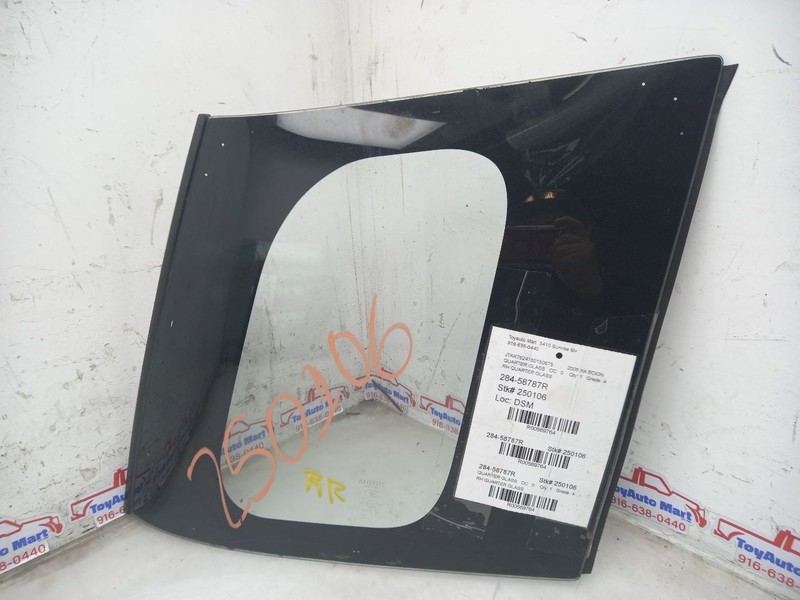 04 05 06 SCION XA PASSENGER RIGHT QUARTER GLASS