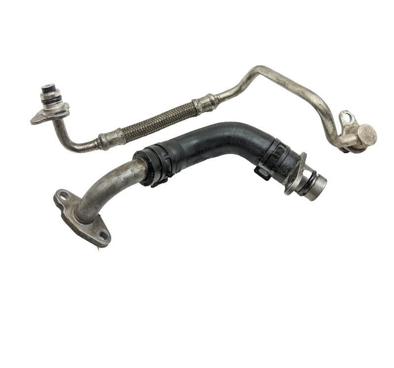 Turbo Oil Supply Lines Hoses Pair OEM For 12-16 BMW 328i2.0 N20