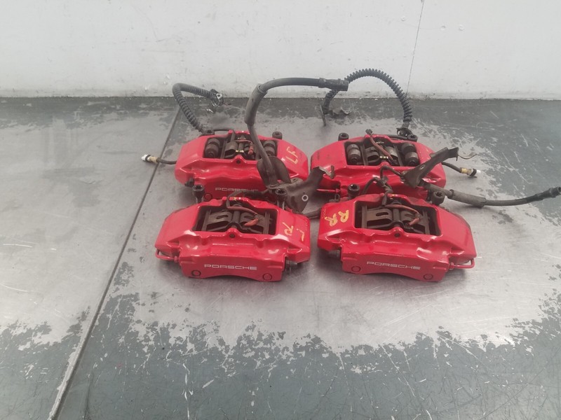 2008 Porsche Cayman S 987 Brembo Red Brake Caliper Set #3197 A4