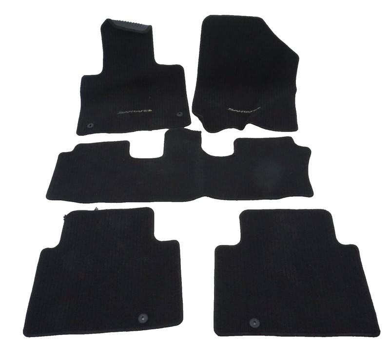 2013-2018 HYUNDAI SANTA FE FLOOR MAT CARPET FRONT & REAR SET OEM