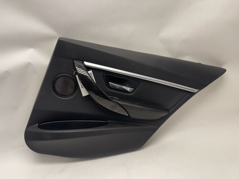 17-19 BMW 328I 330I G20 REAR RIGHT PASSENGER INTERIOR DOOR TRIM PANEL OEM BLACK