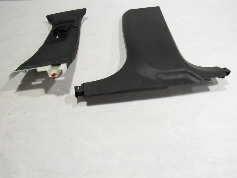 16-20 Cadillac CT6 2017 Right B Pillar Cover Panel Trim Set 2 PCS Alcantara ;:O
