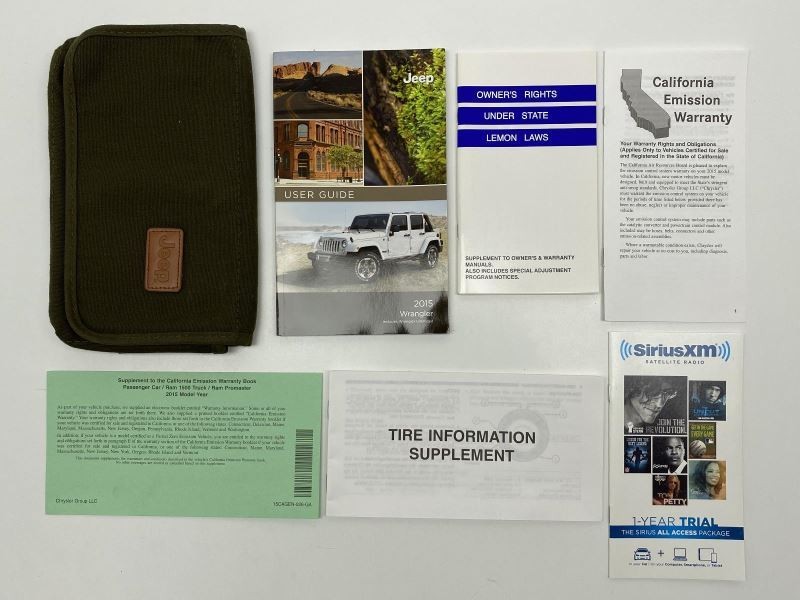 Owners Manual 2015 Jeep Wrangler 82203