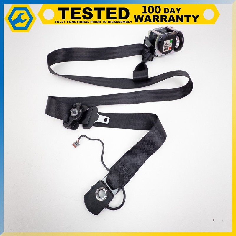15-19 JAGUAR XJ XJL LWB FRONT RIGHT PASSENGER SEAT BELT RETRACTOR BLACK OEM