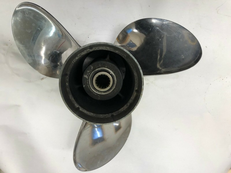 Johnson Evinrude 14-1/4 x 21 Left Hand Stainless Propeller 174812 FRESHWATER!