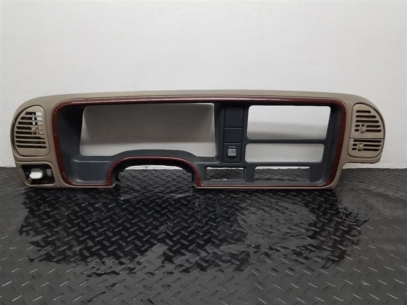 99-00 Cadillac Escalade Speedometer Cluster Dash Bezel Wood Biege OEM 15748665