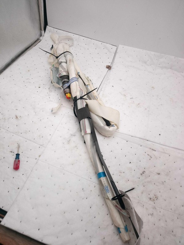 2017 Ford Fusion Curtain Air Bag Left Grey 637444 117K Miles Used Parts