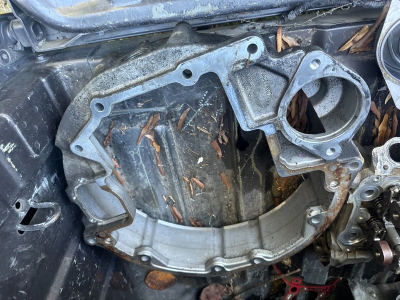 16-19 Nissan Titan XD 5.0L CUMMINS ENGINE TRANSMISSION ADAPTER FLYWHEEL HOUSING