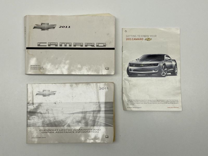 Owners Manual 2011 Chevrolet Camaro 82227