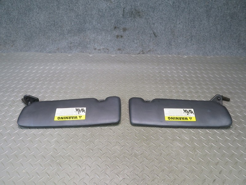 2006-2010 BMW E64 M6 CONVERTIBLE FRONT LEFT & RIGHT SUN VISOR SET OF 2