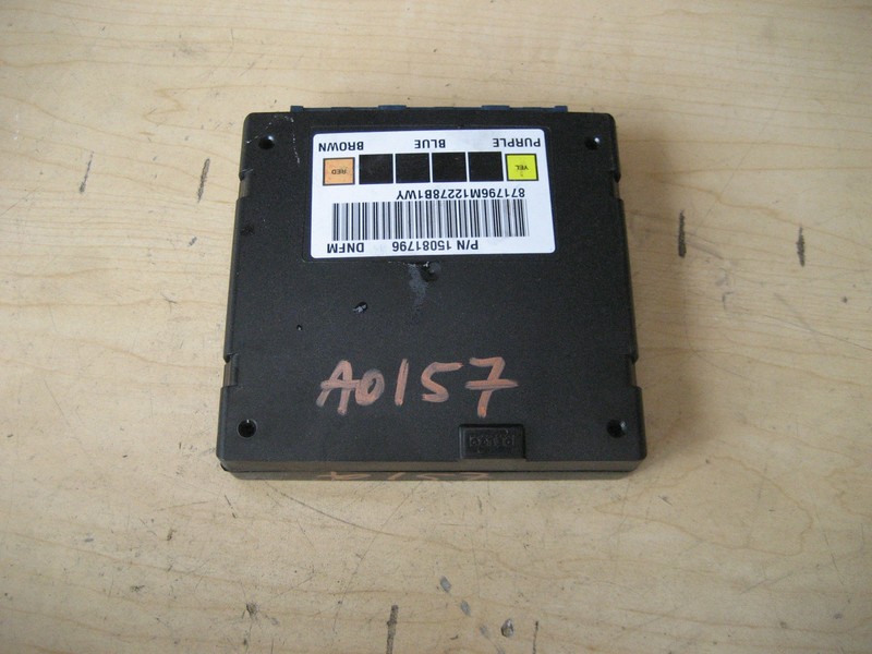 02 03 04 05 BLAZER S10 CHASSIS ECM BODY CONTROL BCM ID 15081796