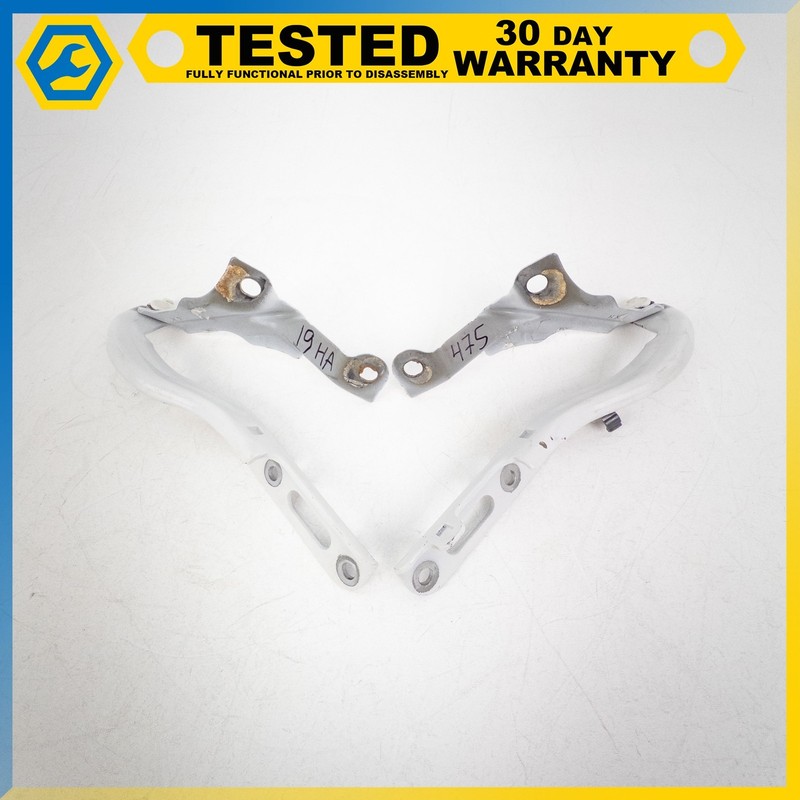 18-22 HONDA ACCORD LEFT & RIGHT SIDE HOOD BONNET HINGE SET OF 2 WHITE OEM