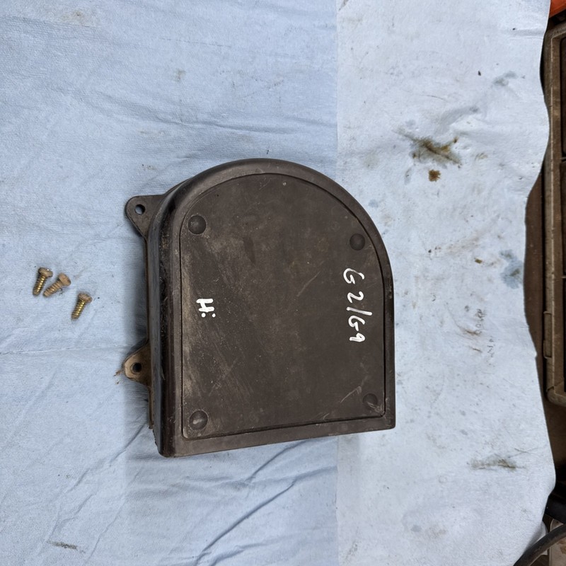 Yamaha G2 G9 Gas Golf Cart J38 285 Motor Side Plastic Cool Air Scoop Good
