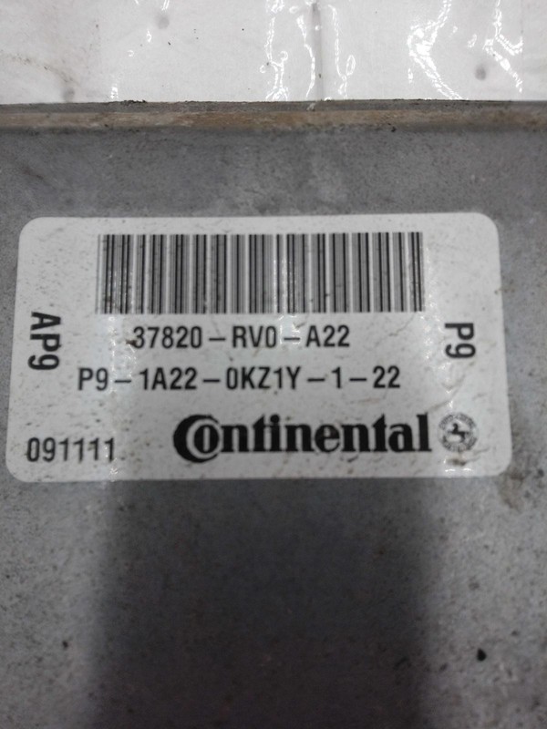 2012 Honda Odyssey Engine Control Module ECM Black 37820RV0A21 OEM Used