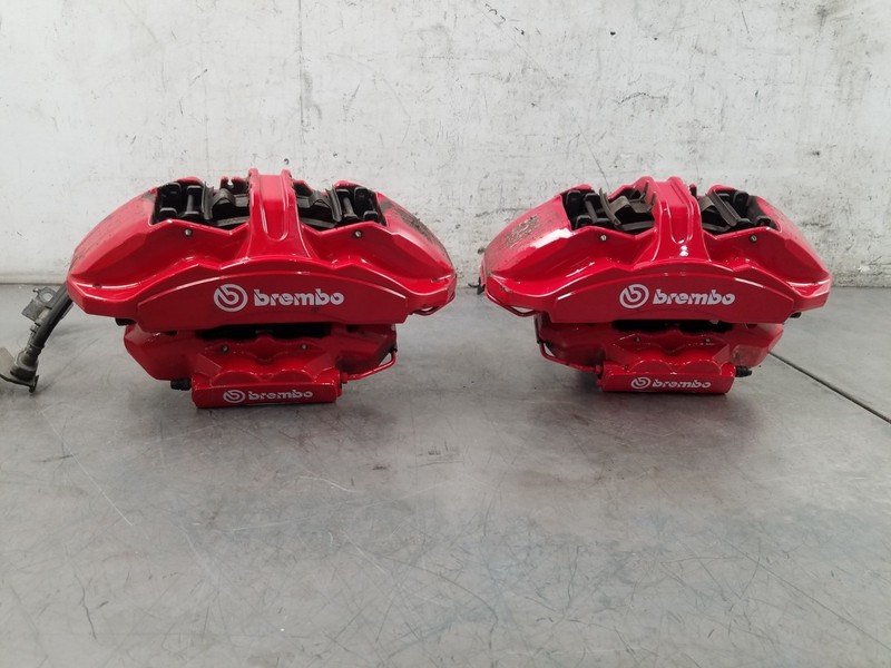 2018 Ford Mustang Shelby GT350R Brembo Red Brake Caliper Set #0117