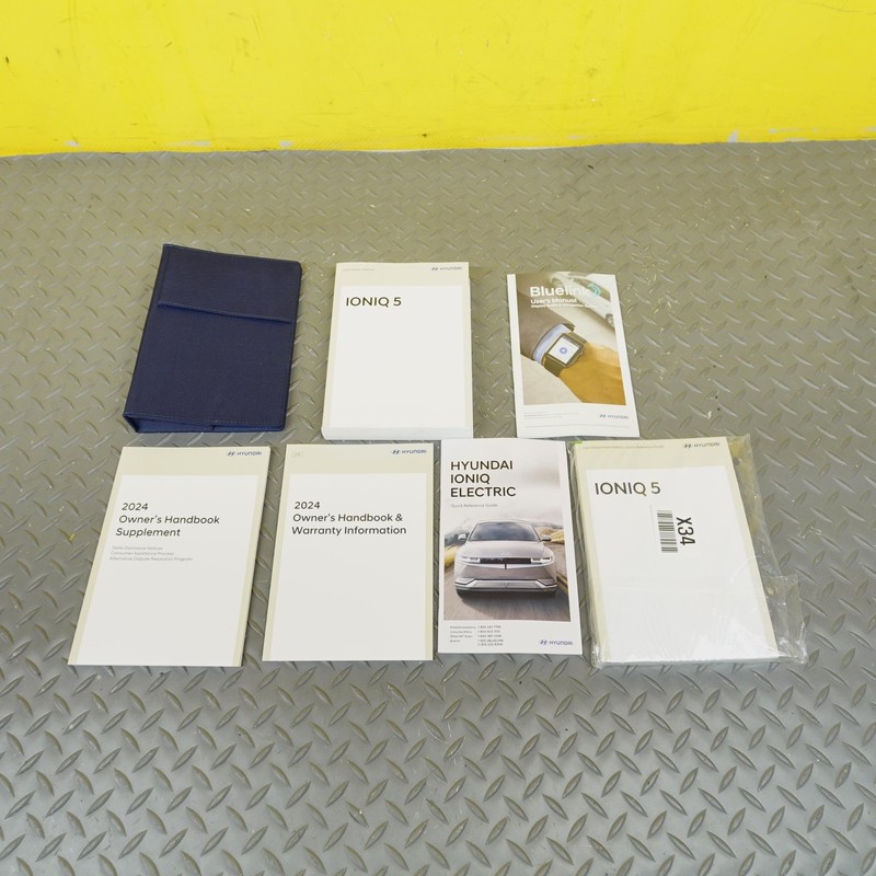 2024 HYUNDAI IONIQ 5 OWNERS MANUAL W/ SUPPLEMENTALS CASE OEM S510EU54C