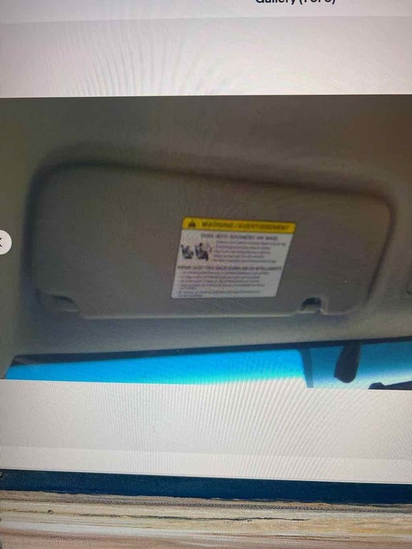 Sun Visor HYUNDAI IONIQ Left 17 18 19 20 21 22