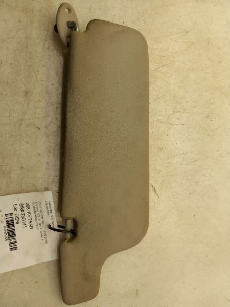 00-05 TOYOTA ECHO PASSENGER SIDE SUN SHADE VISOR ASSEMBLY