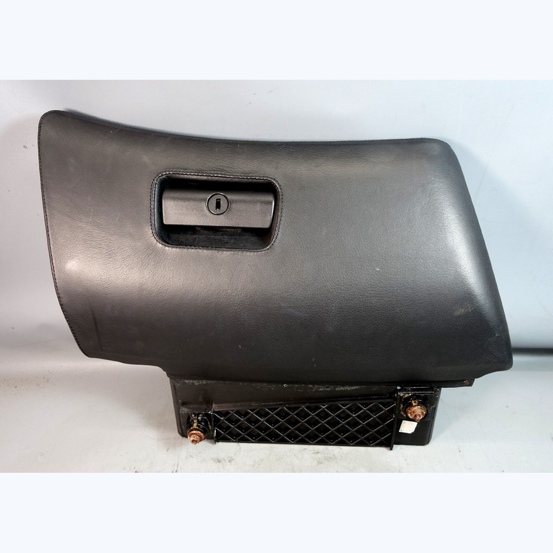 Damaged 00-03 BMW E39 M5 ///M Interior Glove Box Black Nappa Leather w Latch