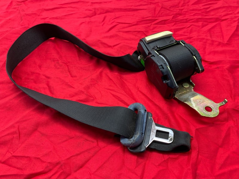 91-99 BMW E36 325 328 M3 Coupe Front Right Upper Passenger Seatbelt Black OEM✅