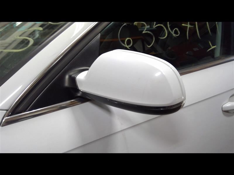 Driver Side View Mirror Power Painted Finish White Fits 10-16 AUDI A4 794498