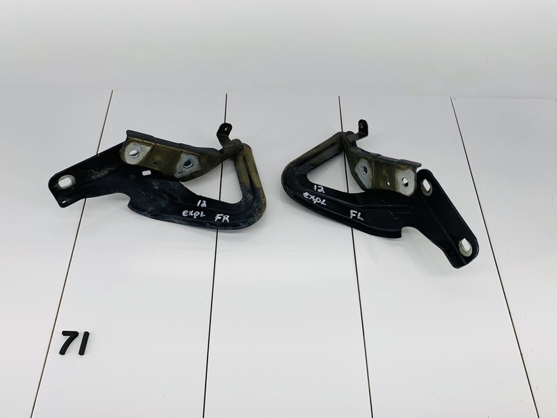 11-19 FORD EXPLORER FRONT RIGHT & LEFT SIDE HOOD BONNET HINGE SET OF 2 OEM
