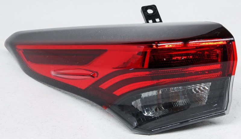 OEM Toyota Highlander Left Driver Side LED Tail Lamp 81560-0E230 Lens Crack
