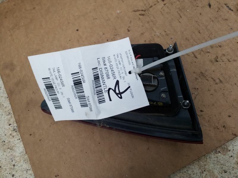 Passenger Right Tail Light Lid Mounted SE Fits 13-16 FUSION 200528